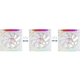 Вентилятор для корпуса Mars Gaming MF-LinkFinityKit2 White (3-Fan Pack) (MFLINKFINITYKIT2W)