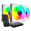 Вентилятор для корпуса Mars Gaming MF-3DProkit White (3-Fan Pack) - MF3DPROKITW