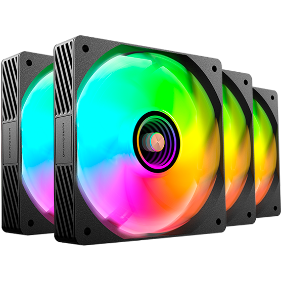 Вентилятор для корпуса Mars Gaming MF-Si4kit Black (4-Fan Pack) - MFSI4KIT - photo 2