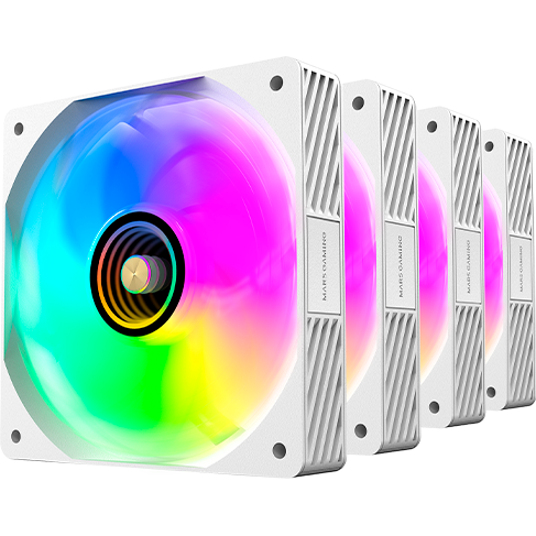Вентилятор для корпуса Mars Gaming MF-Si4kit White (4-Fan Pack) - MFSI4KITW - photo 2