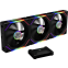 Ventilateur pour le boîtier GAMDIAS Aeolus P2-1203U Black - 16302-03303-00000-G