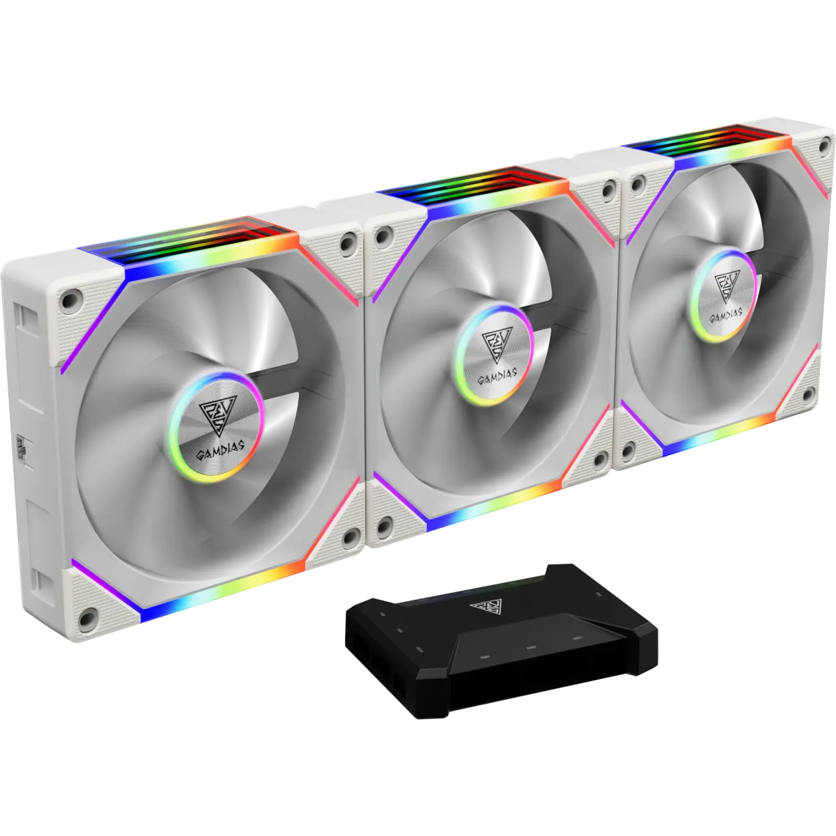 Ventilateur pour boîtier GAMDIAS P2-1203U White - 16302-04503-00013-G