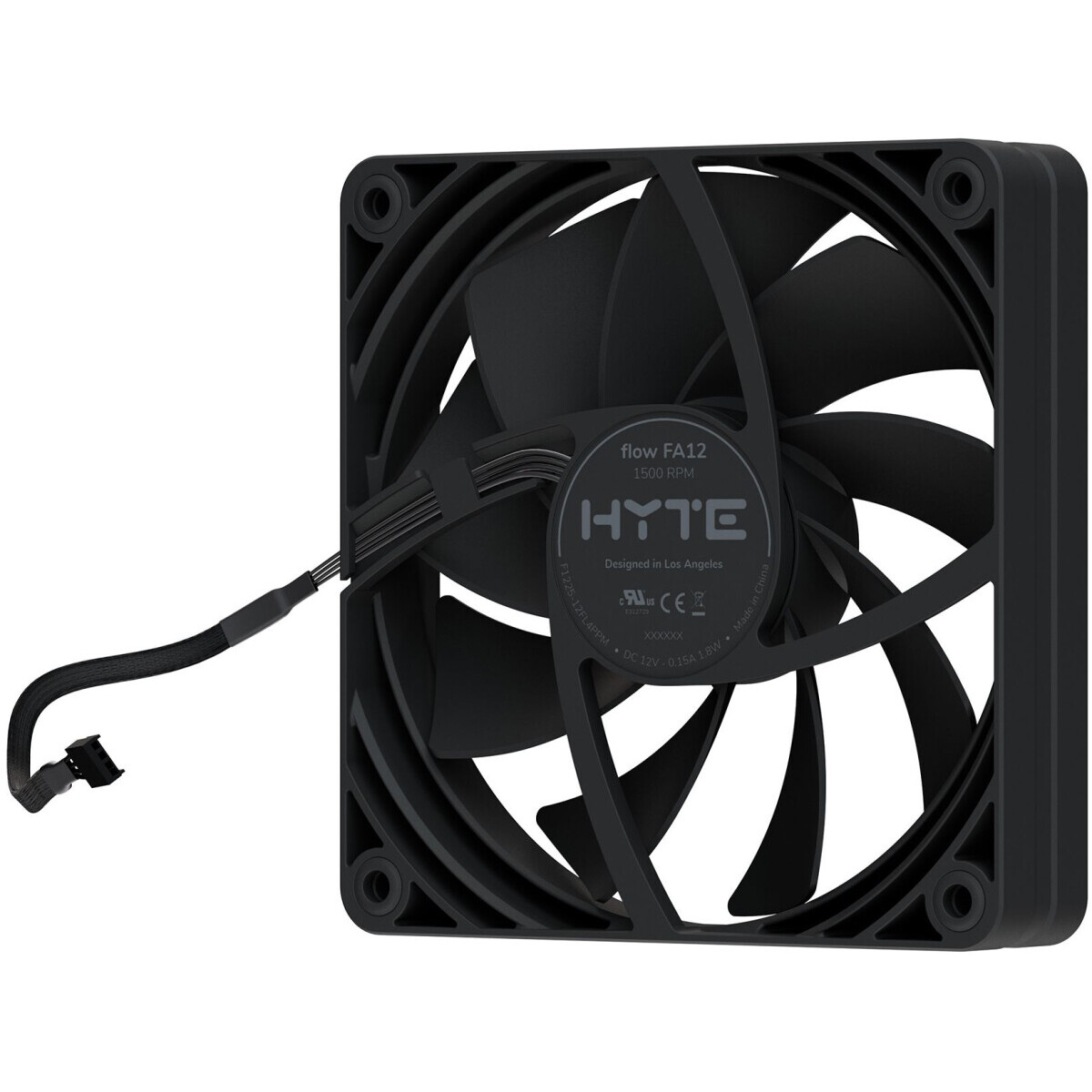 Вентилятор для корпуса HYTE FA12 Pitch Black (4-Fan Pack) - FAN-HYTE-FA12-BB-4 - photo 2