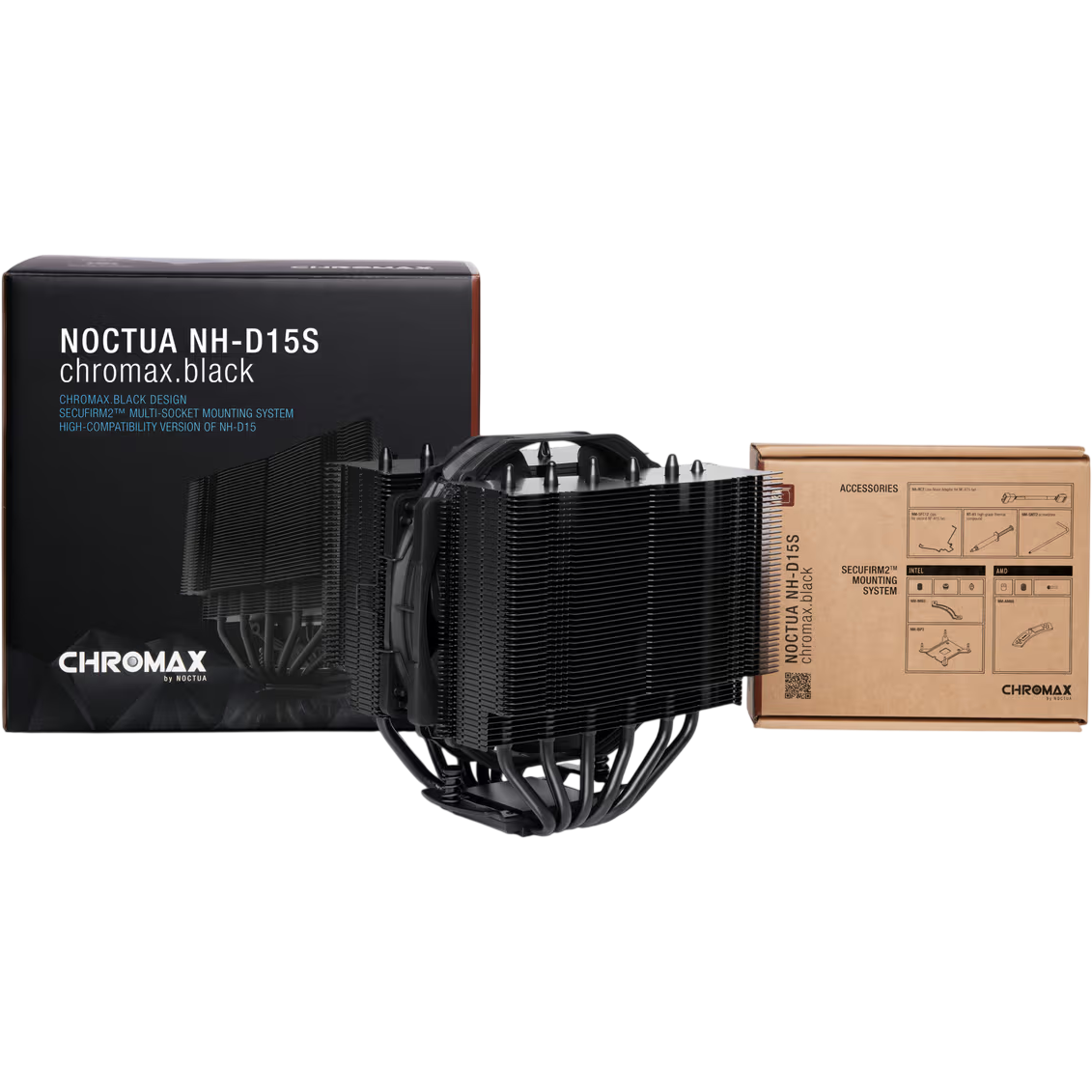 Кулер Noctua NH-D15S Chromax Black - NH-D15S CH.BK - photo 3