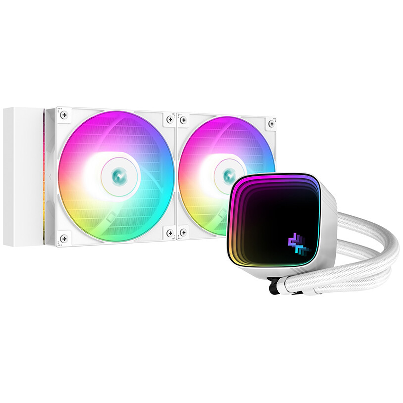 Système de refroidissement liquide DeepCool LS520 SE White - R-LS520-WHAMMM-G-1