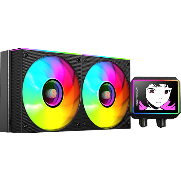 Système de refroidissement liquide Mars Gaming ML-Vision II 240 Black - MLVISIONII240
