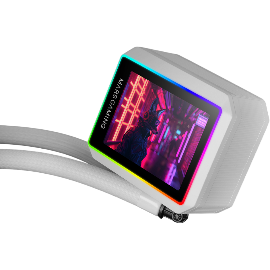 Система жидкостного охлаждения Mars Gaming ML-Vision II 240 White - MLVISIONII240W - photo 2