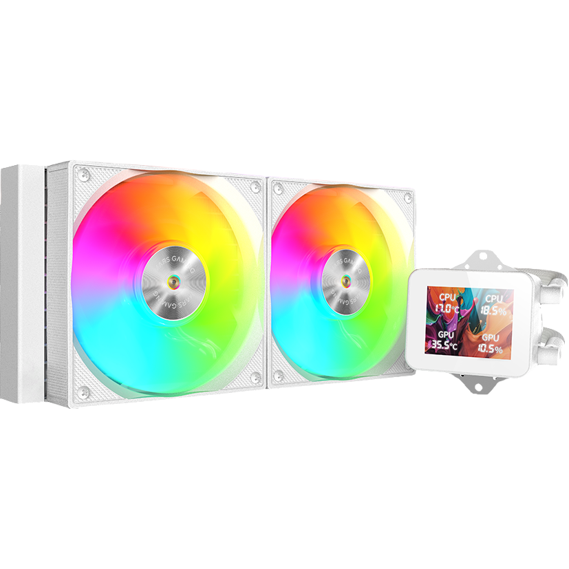 Система жидкостного охлаждения Mars Gaming ML-Vision240 White - MLVISION240W