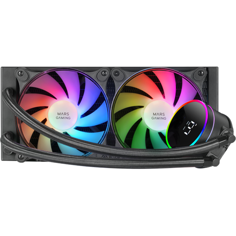 Система жидкостного охлаждения Mars Gaming ML-LCD240 Black - MLLCD240 - photo 2