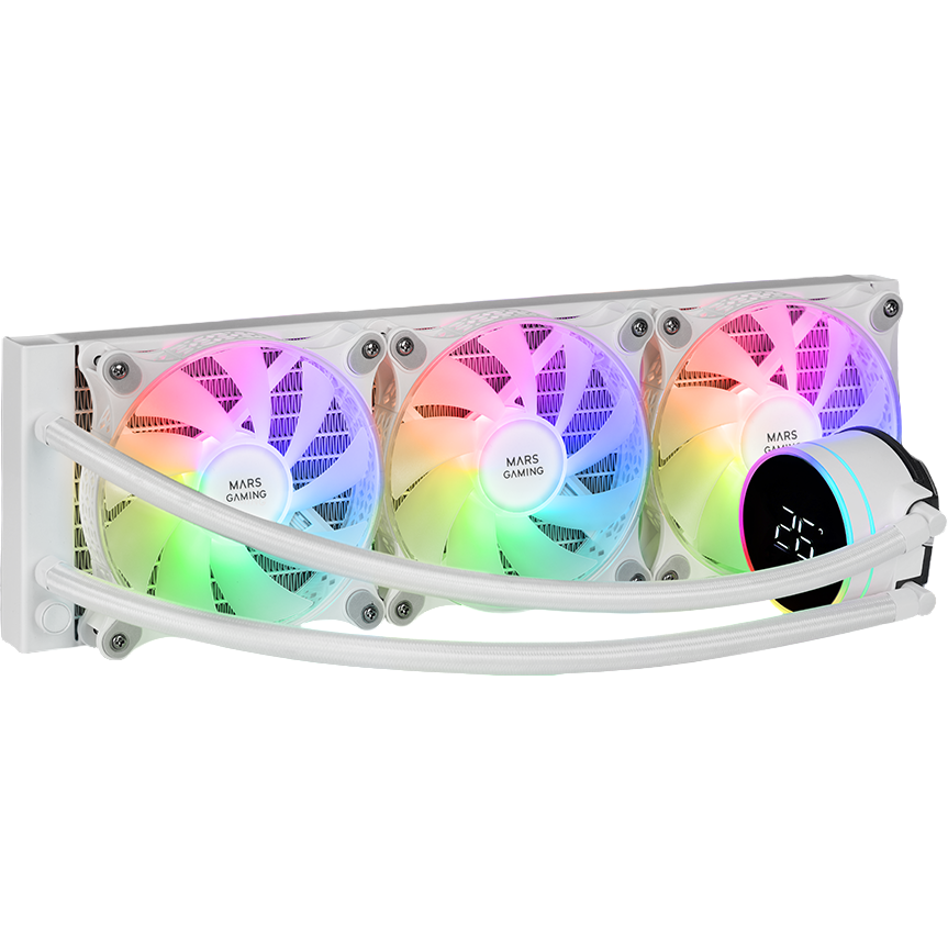 Система жидкостного охлаждения Mars Gaming ML-LCD360 White - MLLCD360W