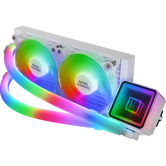 Система жидкостного охлаждения Mars Gaming ML-Ultra240 White - MLULTRA240W - photo 2