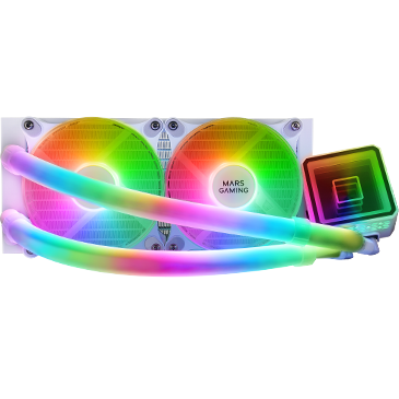 Система жидкостного охлаждения Mars Gaming ML-Ultra240 White - MLULTRA240W - photo 3