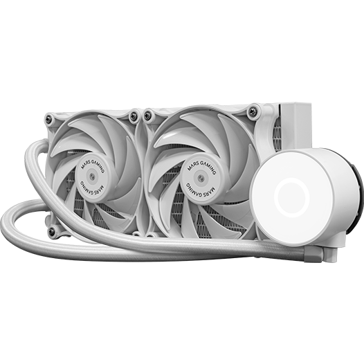 Система жидкостного охлаждения Mars Gaming ML-Pro240 White - MLPRO240W - photo 2