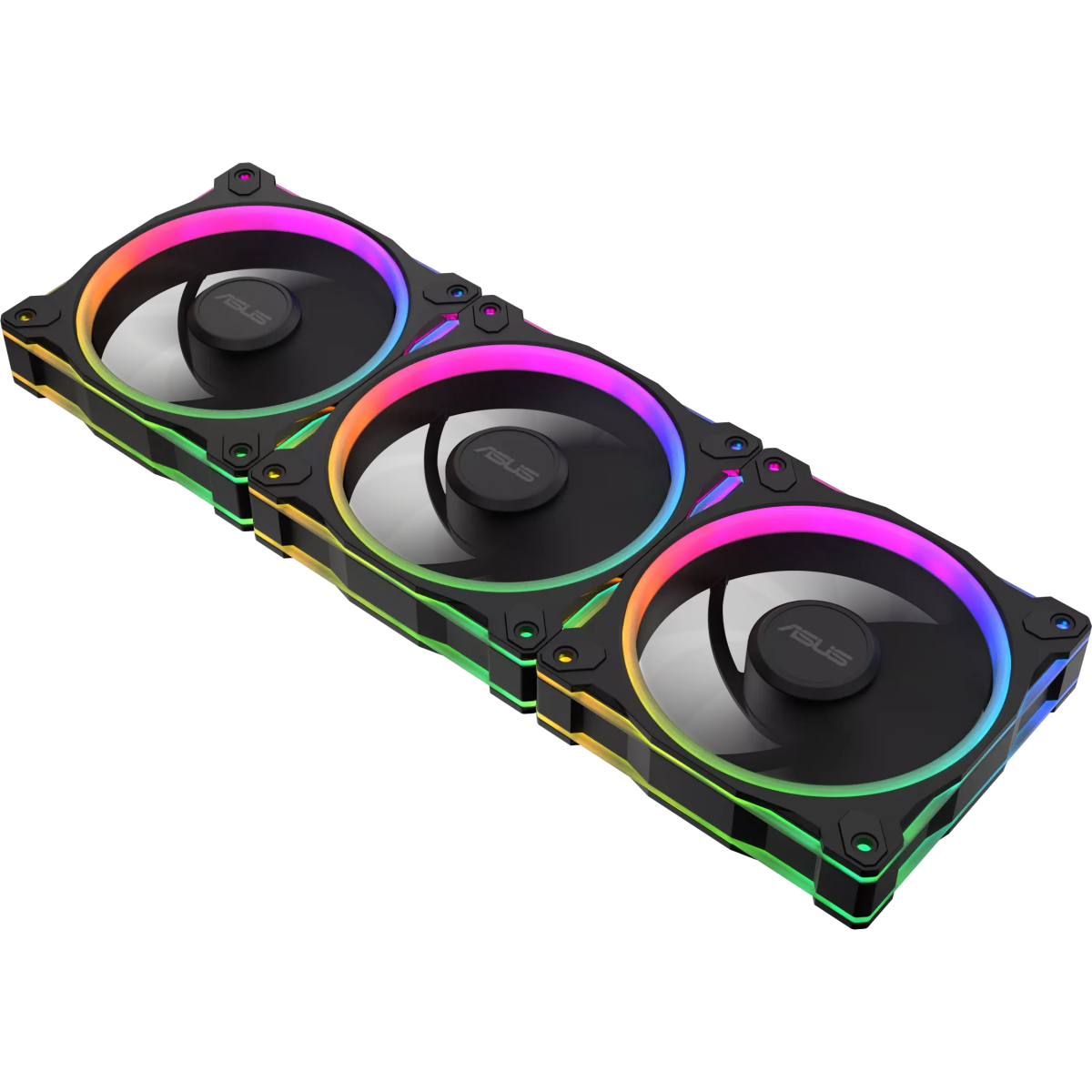 Вентилятор для корпуса ASUS Prime MR120 ARGB Black (3 pcs) - 90DA00I0-B09020 - photo 2