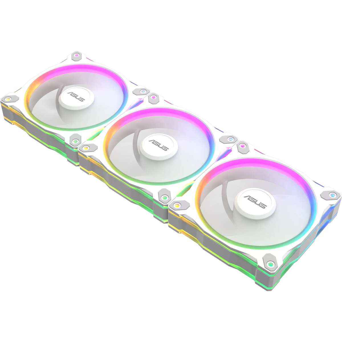 Вентилятор для корпуса ASUS Prime MR120 ARGB White (3 pcs) - 90DA00I3-B09020 - photo 2