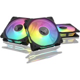 Ventilateur pour boîtier ASUS TUF Gaming TR120 ARGB Reverse Black (3 pcs) (90DA00D0-B09020)