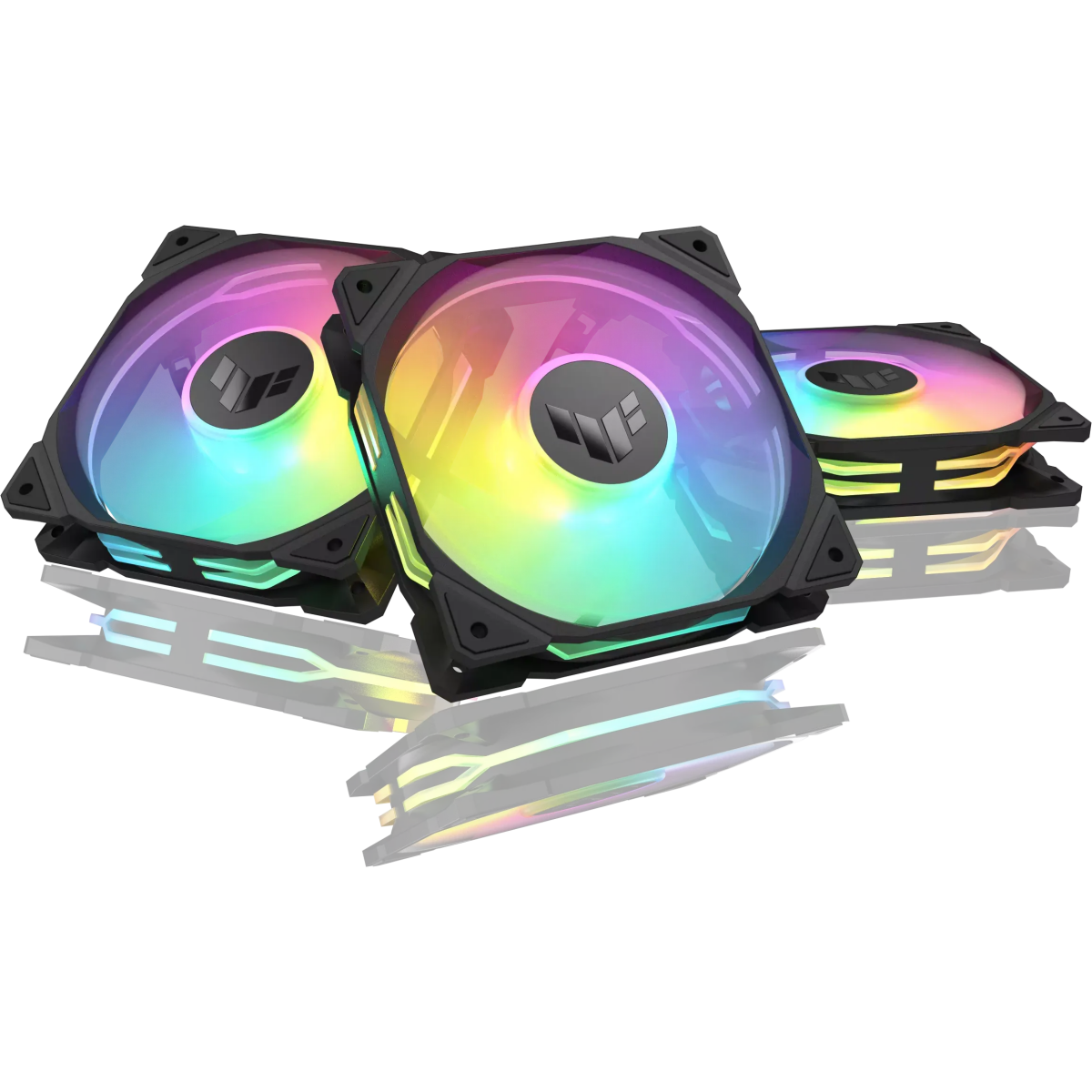 Ventilateur pour boîtier ASUS TUF Gaming TR120 ARGB Reverse Black (3 pcs) - 90DA00D0-B09020