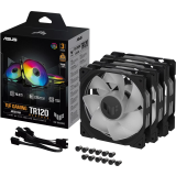 Ventilateur pour boîtier ASUS TUF Gaming TR120 ARGB Reverse Black (3 pcs) (90DA00D0-B09020)