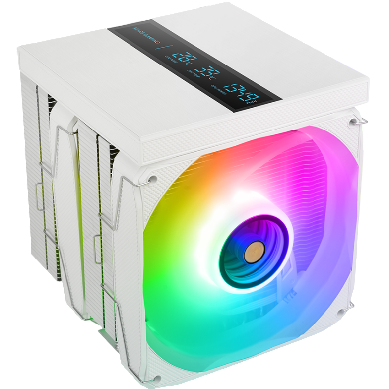 Кулер Mars Gaming MCPU-LCDPro White - MCPULCDPROW