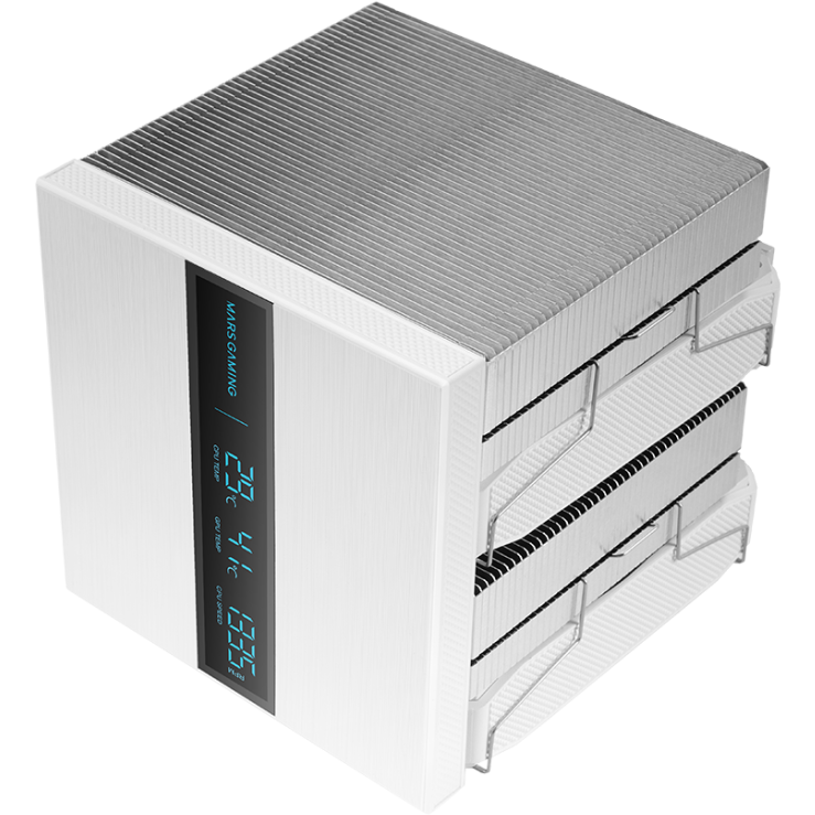 Кулер Mars Gaming MCPU-LCDPro White - MCPULCDPROW - photo 4