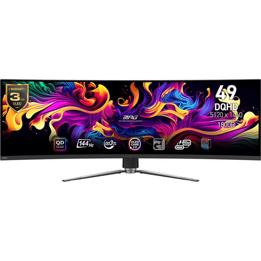 Монитор MSI 49" MPG 491CQP QD-OLED - 9S6-3FA84T-001