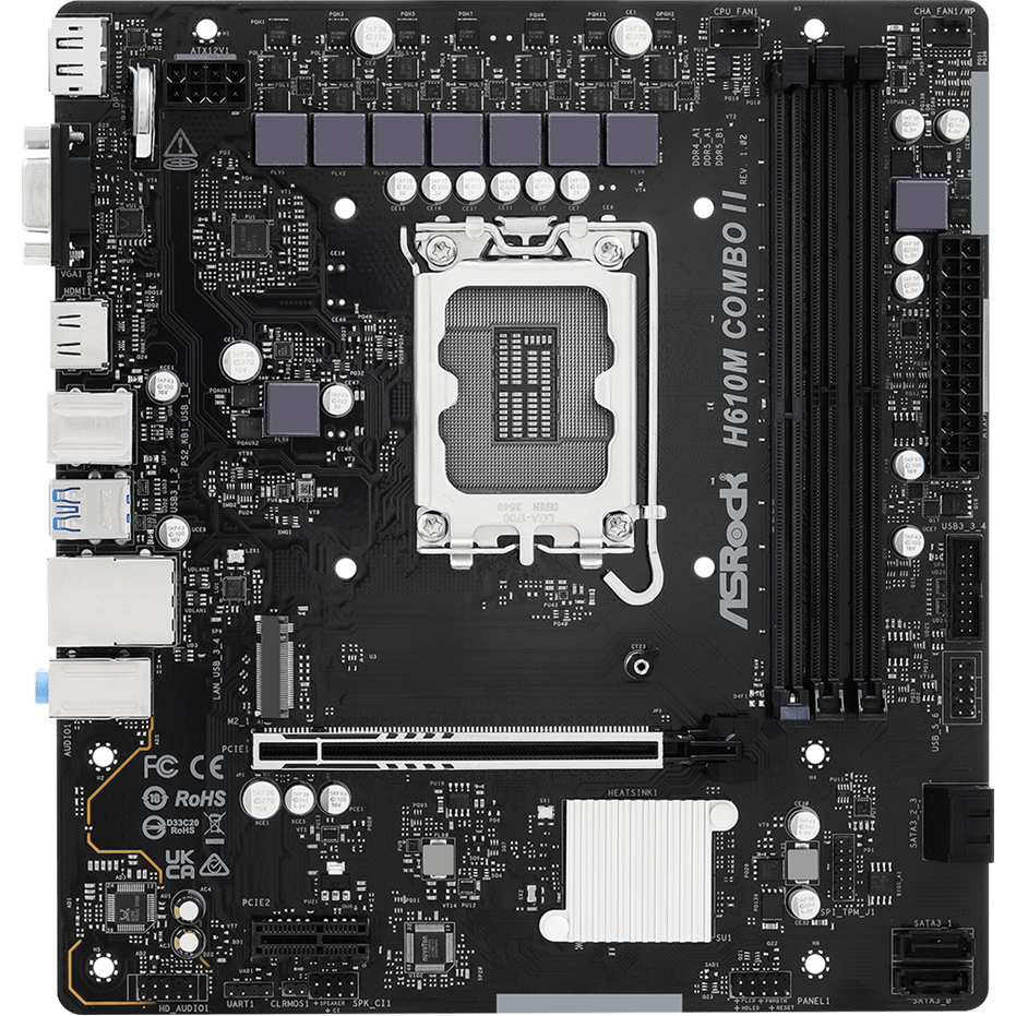 Carte mère ASRock H610M COMBO II