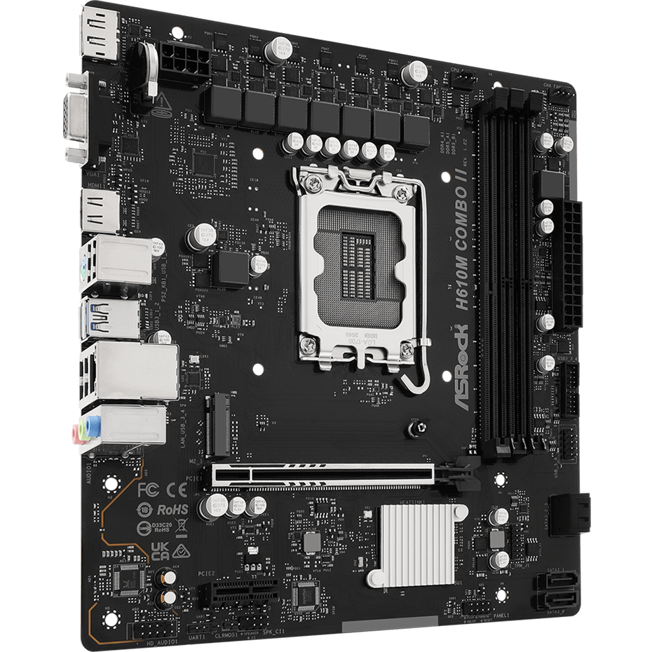 Carte mère ASRock H610M COMBO II - photo 2