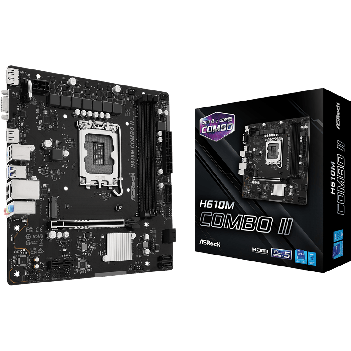 Carte mère ASRock H610M COMBO II - photo 5