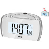 Réveil radio AEG MRC 4119 P White