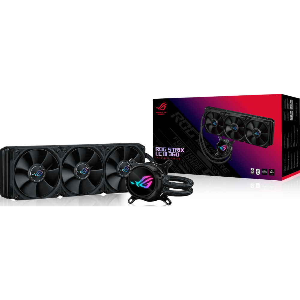 Система жидкостного охлаждения ASUS ROG STRIX LC III 360 Black - 90RC00T0-M0UAY0 - photo 7