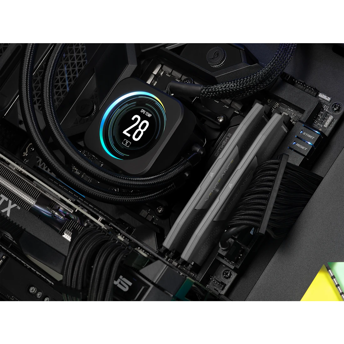 Mémoire vive 32GB DDR5 5200MHz Corsair Vengeance (CMK32GX5M2B5200Z40) (2x16GB KIT) - photo 5