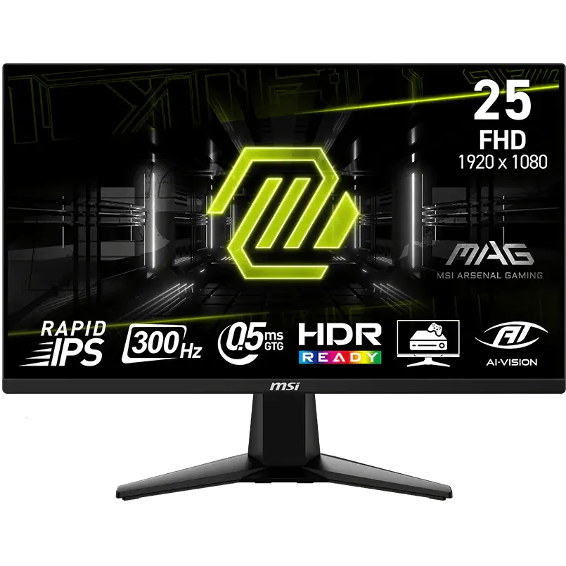 Écran MSI 25" MAG 255XF - 9S6-3BC21M-021