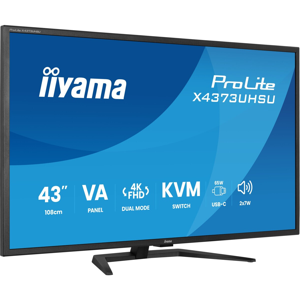 Moniteur iiyama 43" ProLite X4373UHSUB2 - X4373UHSU-B2 - photo 2