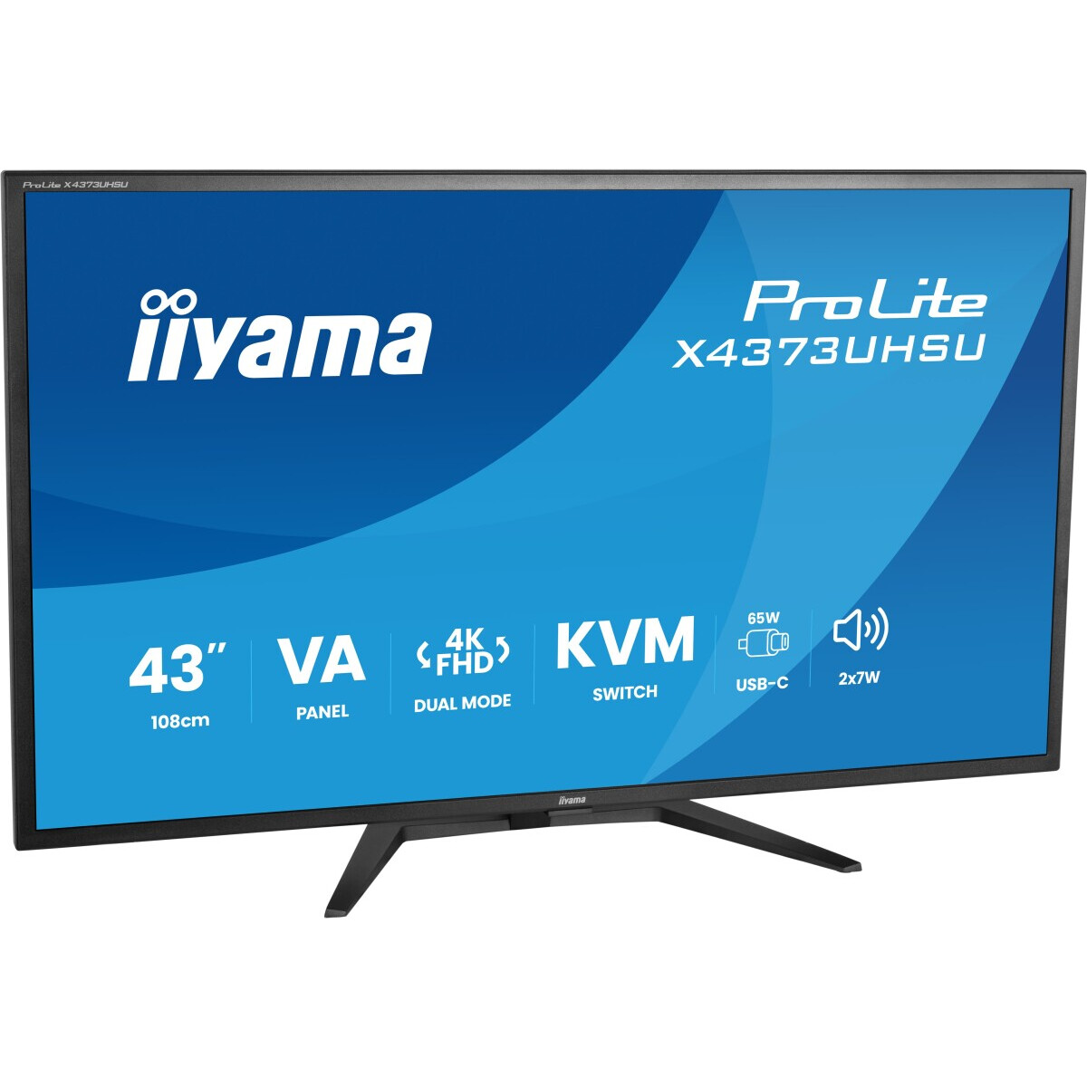 Moniteur iiyama 43" ProLite X4373UHSUB2 - X4373UHSU-B2 - photo 3