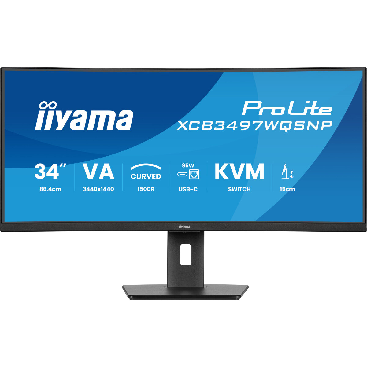 Moniteur iiyama 34" ProLite XCB3497WQSNP-B1