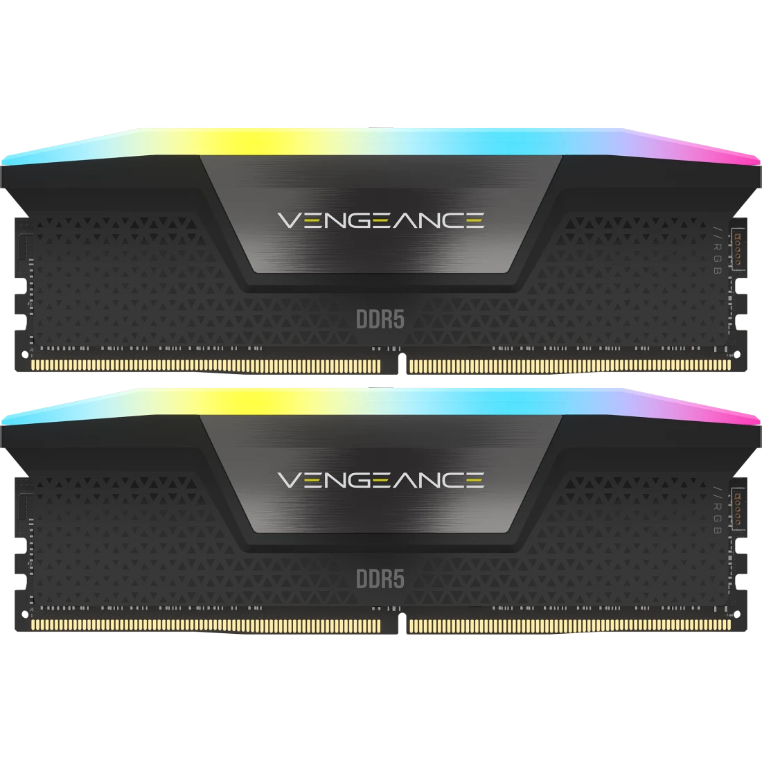 Mémoire vive 64GB DDR5 6000MHz Corsair Vengeance RGB (CMH64GX5M2B6000C30) (2x32GB KIT)