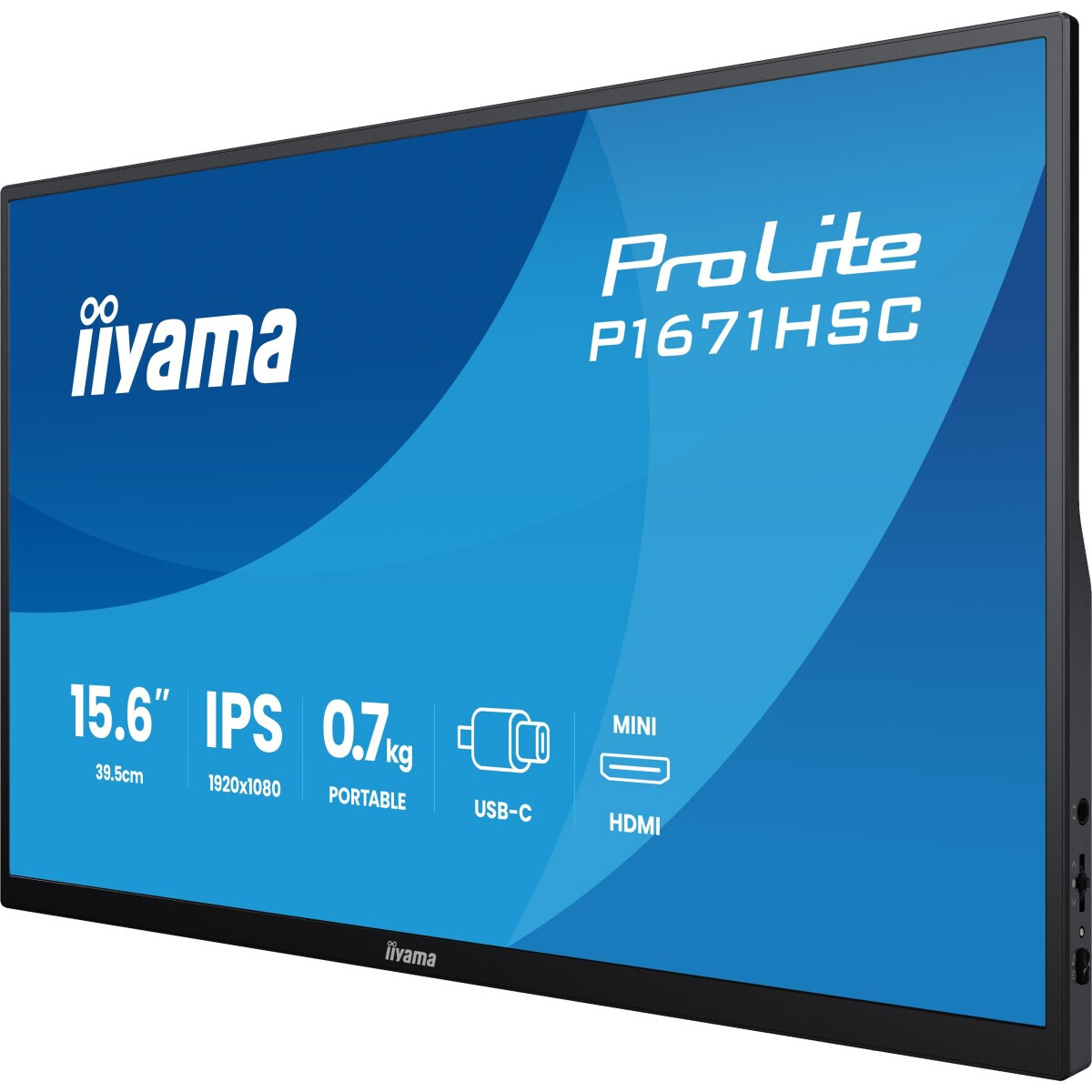 Moniteur portable iiyama 16" ProLite P1671HSC-B1 - photo 5