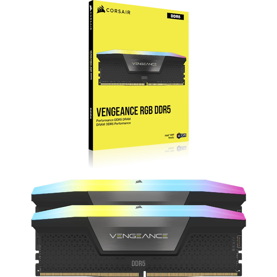 Mémoire vive 64GB DDR5 6000MHz Corsair Vengeance RGB (CMH64GX5M2D6000C40) (2x32GB KIT) - photo 4