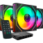 Вентилятор для корпуса Mars Gaming MF-3DProkit Black (3-Fan Pack) - MF3DPROKIT