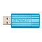 clé USB flash 32GB Verbatim PinStripe Blue (49057)
