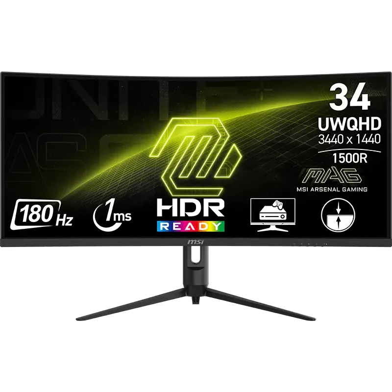 Монитор MSI 34" MAG 342CQR E2 - 9S6-3DB64H-079