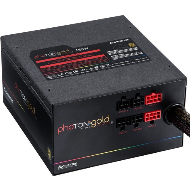 Barošanas bloks Chieftec Photon 650W (GDP-650C-RGB) - foto 3