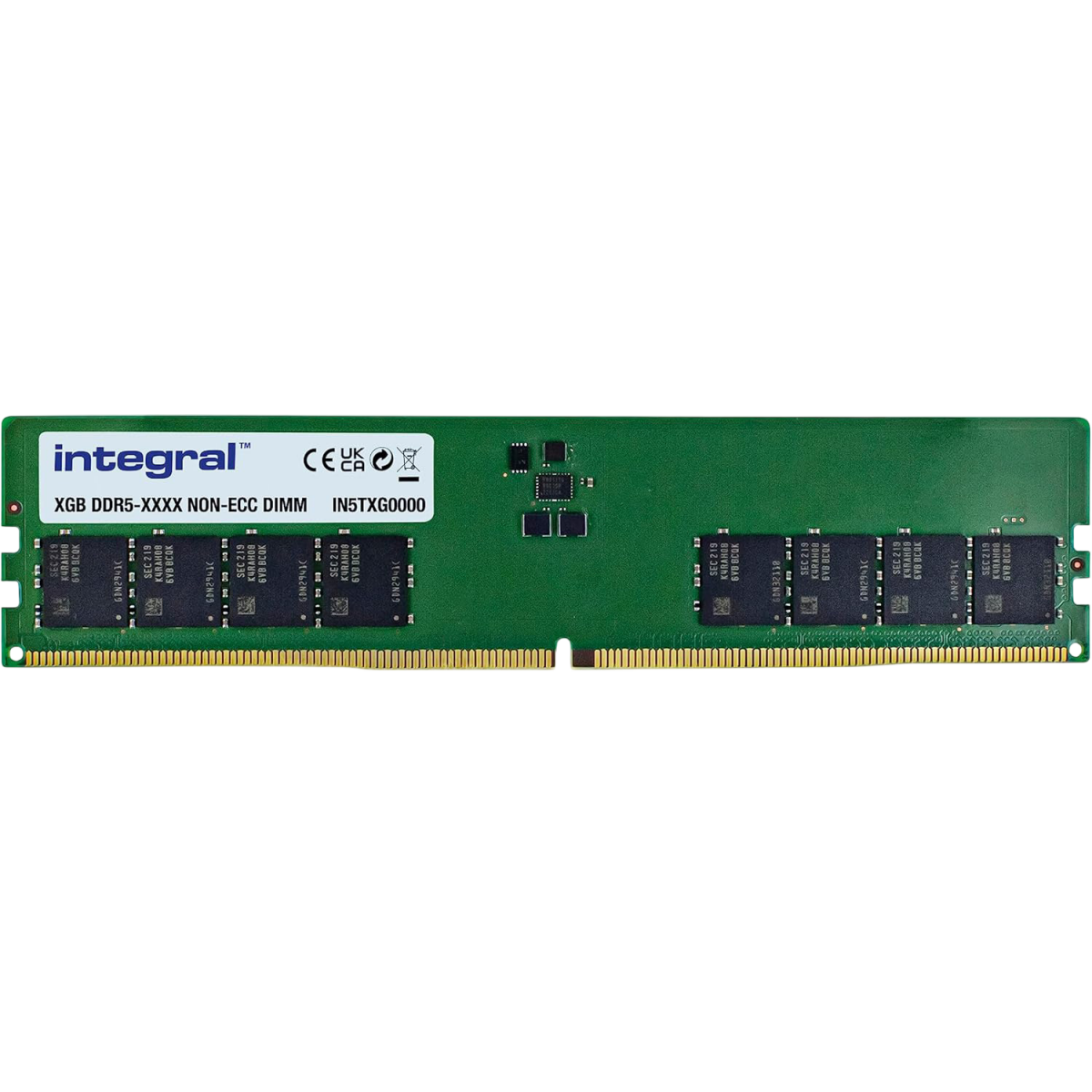 Mémoire vive 16GB DDR5 4800MHz Integral (IN5T16GNHRBX)