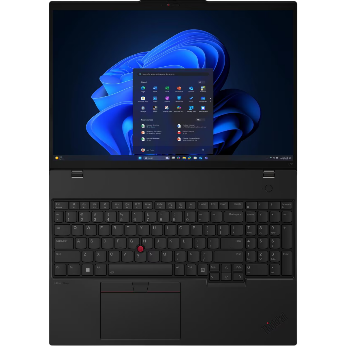 Ordinateur portable Lenovo ThinkPad L16 Gen 2 (AMD) (21SC002SFR) - photo 4