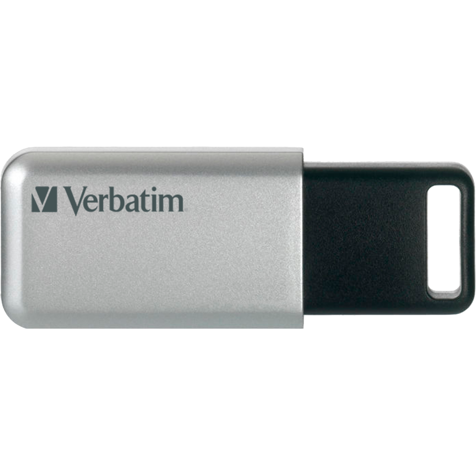 clé USB flash 64GB Verbatim Store 'n' Go Secure Pro Silver (98666) - photo 2