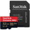 Карта памяти 32GB MicroSD SanDisk Extreme Pro + SD adapter (SDSQXCG-032G-GN6MA)