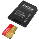 Карта памяти 64GB MicroSD SanDisk Extreme + SD adapter (SDSQXAH-064G-GN6MA)