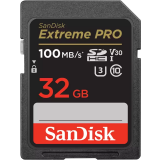 Карта памяти 32GB SD SanDisk Extreme Pro (SDSDXXO-032G-GN4IN)