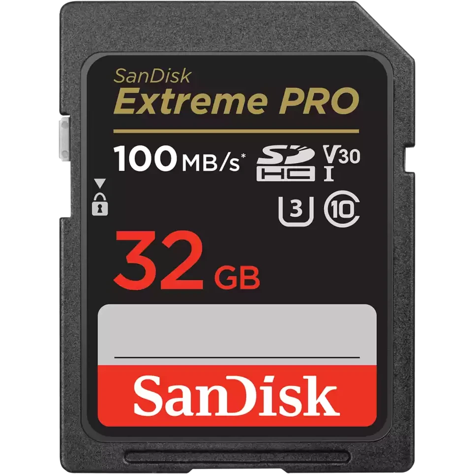 Карта памяти 32GB SD SanDisk Extreme Pro (SDSDXXO-032G-GN4IN)