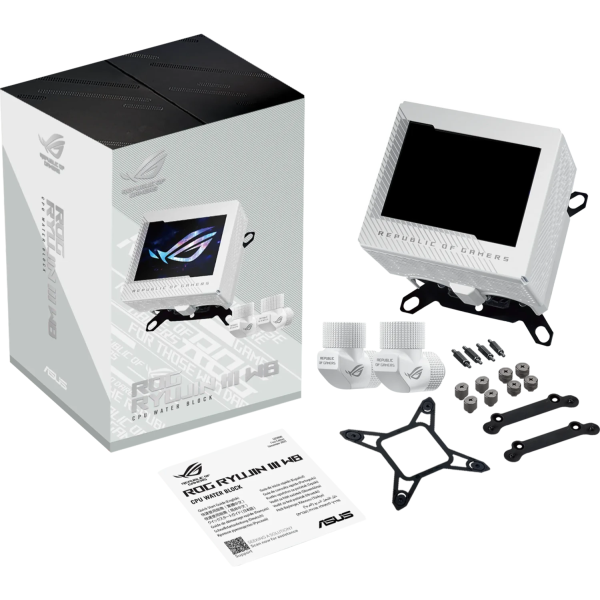 Водоблок для процессора ASUS ROG RYUJIN III WB White - 90RC00V2-M0UAY0 - photo 12